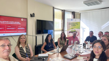 Momento de la presentación del diagnóstico a Dehesas Cordobesas