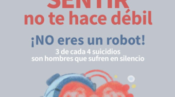 Cartel de la campaña para la prevención del suicidio