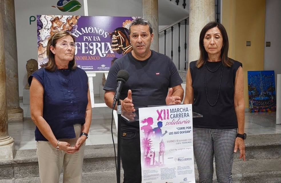 Presentación de la marcha carrera en el Ayuntamiento de Pozoblanco