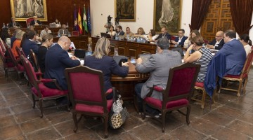 Celebración del pleno de octubre de la institución provincial.