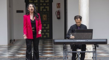 Actuación que se ha realizado durante la presentación en la Diputación de Córdoba.