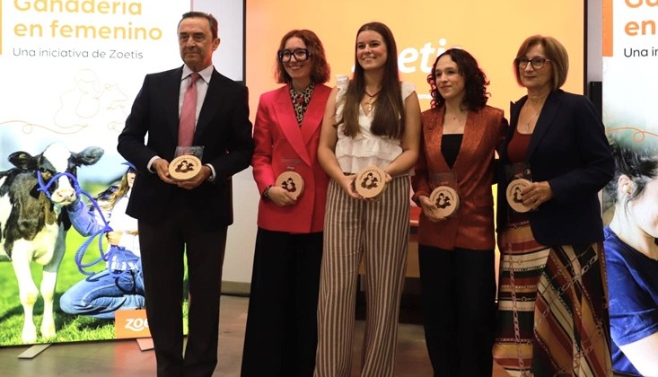 Los premiados por Zoetis en la séptima edición de Ganadería en Femenino.