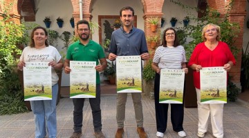 Presentación en el Ayuntamiento de Villanueva de Córdoba del concurso de pastoreo con perros.