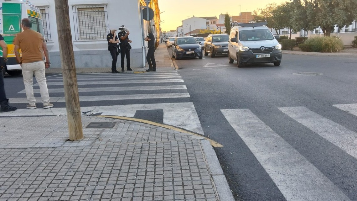 Lugar donde se ha producido el atropello.