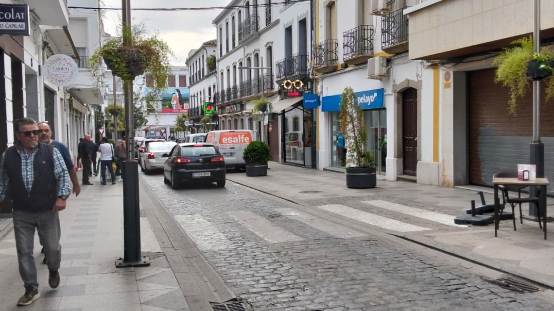 Centro de Pozoblanco, zona en la que se ha producido el intento de robo.