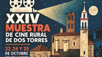 Cartel anunciador de la Muestra de Cine Rural de Dos Torres.