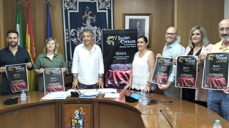 Presentación del cartel anunciador del IV Salón Cofrade de Los Pedroches